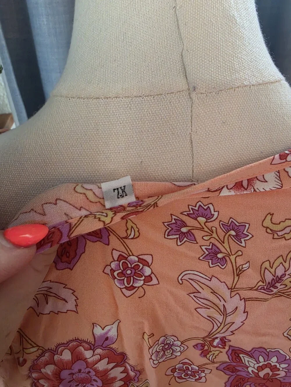 N/A peach dress